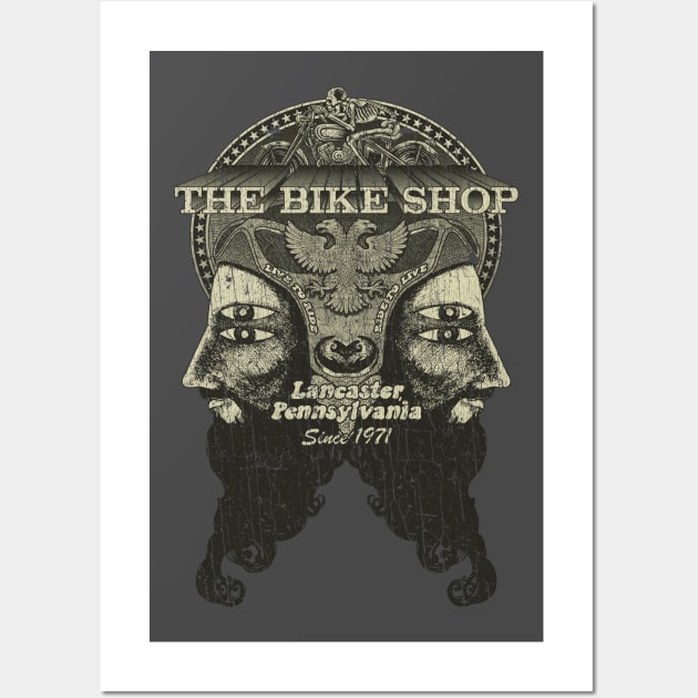 The Bike Shop Lancaster 1971 Wall Art by JCD666